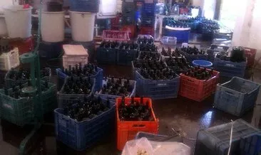 İzmir’de 2 bin 250 litre kaçak şarap ele geçirildi