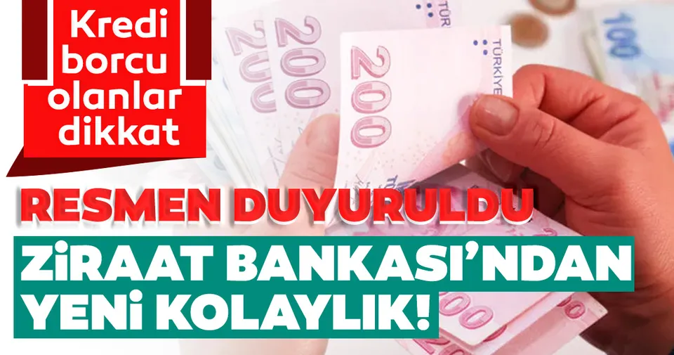 ziraat bankasi ndan kredi borcu