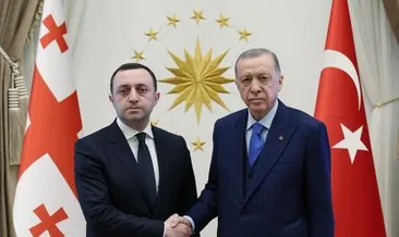 Başkan Erdoğan Gürcistan Başbakanı İrakli Garibaşvili’yi kabul etti