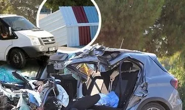 Antalya’da korkunç kaza... 2 çocuk annesi yaşamını yitirdi #antalya