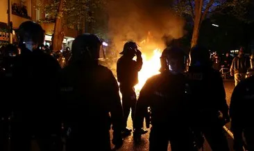 Almanya’da sokaklar karıştı! Polis ile göstericiler arasında çatışma...