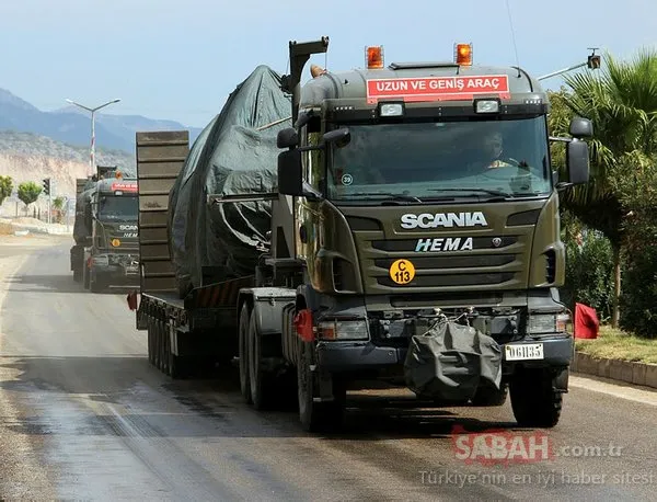 Son dakika: Hatay sınırına askeri sevkiyat sürüyor
