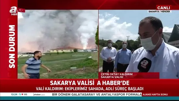 Son dakika: Sakarya Valisi'nden Hendek'teki patlamayla ilgili canlı yayında açıklama | Video