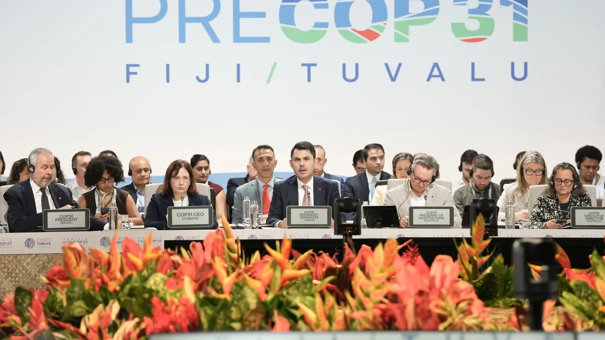 Bakan Kurum'dan Fiji'de COP31 mesajı: Ortak hedefimiz 1,5 dereceyi korumak
