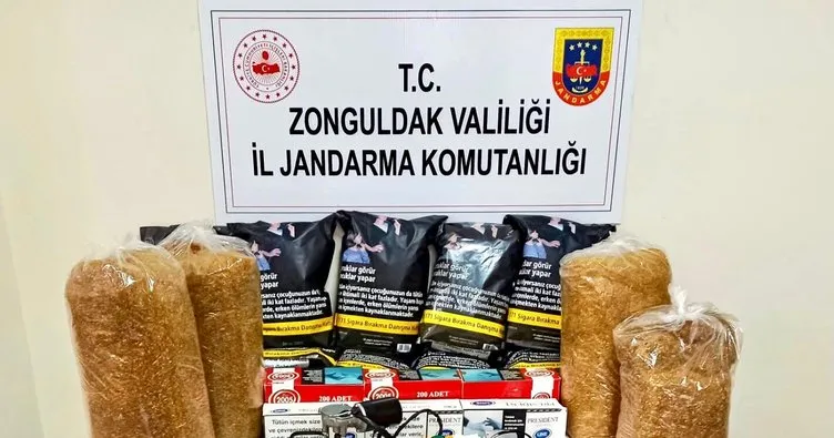 Zonguldak’ta kaçak tütüne operasyon