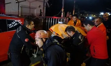 Antalya’da 180 kilogramlık aşçıyı falezlerden çıkarmak için itfaiye seferber oldu #antalya