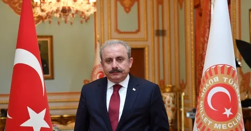 Türkiye Büyük Millet Meclisi Başkanı Prof. Dr. Mustafa Şentop ...