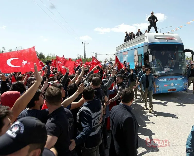 Cumhurbaşkanı Erdoğan, Erzurum'da böyle karşılandı