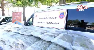 Kırklareli’nde uluslararası uyuşturucu operasyonu: 101 kilogram skunk maddesi yakalandı | Video