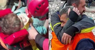 Kahramanmaraş’ta deprem enkazında mutluluk gözyaşları! İki kardeş art arda böyle kurtarıldı...