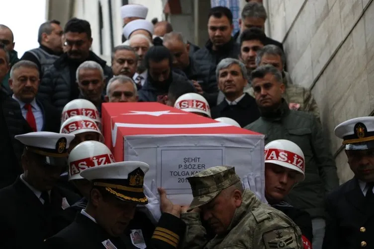 Tel Abyad şehidi teğmen Sinan Bilir, Tokat'ta son yolculuğa uğurlandı