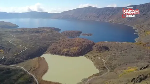 Nemrut Krater Gölü sezonun son ziyaretçilerini ağırlıyor | Video