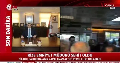 Rize Valisi Kemal Çeber, Rize Emniyet Müdürlüğü’ndeki saldırının detaylarını anlattı