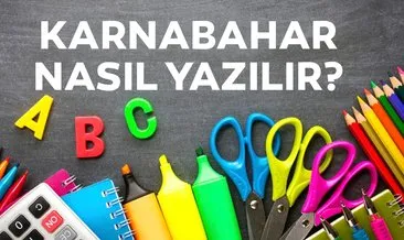Karnabahar nasıl yazılır? TDK’ye göre karnıbahar kelimesi yazılışı!