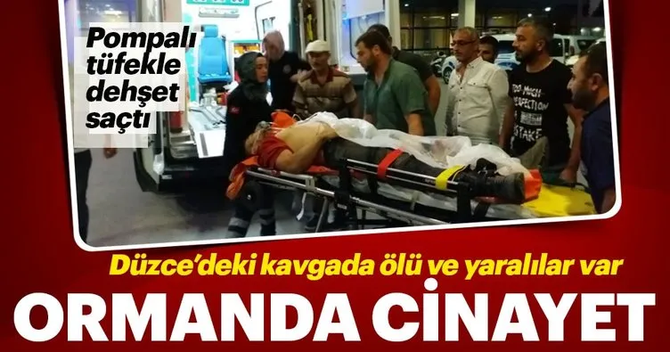 Son dakika: Düzce’de ormanda cinayet