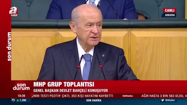 MHP Lideri Devlet Bahçeli'den MHP Grup Toplantısı'nda önemli açıklamalar