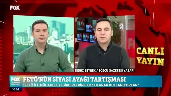 Sözcü Gazetesi Yazarı Deniz Zeyrek'ten FOX TV'de FETÖ'nün siyasi ayağı ve CHP itirafı | Video