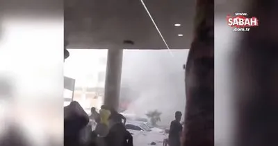 İsrail savaş uçakları Kudüs Hastanesi’nin çevresini bombaladı | Video