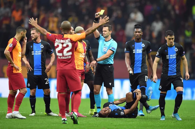 Galatasaray - Club Brugge maçından kareler