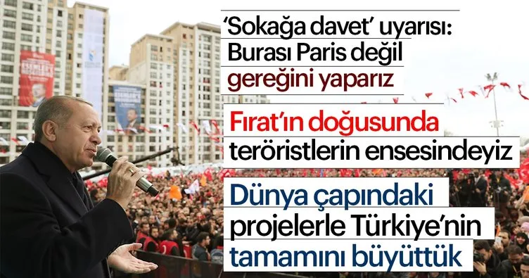 Başkan Recep Tayyip Erdoğan’dan İstanbul’da flaş açıklamalar