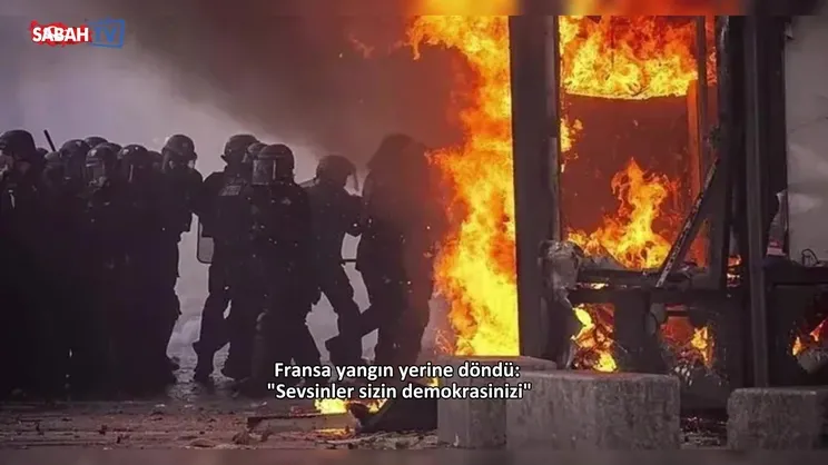 Fransa yangın yerine döndü! | Video
