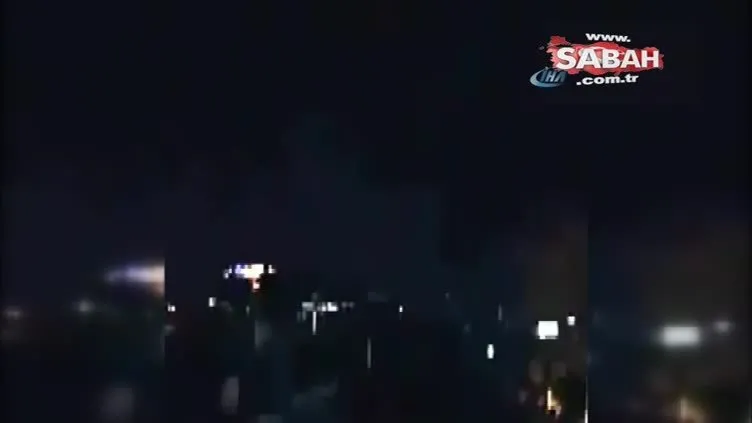 Hava savunma sistemlerini aktif hale getiren Suriye, kendini ABD, İngiltere ve Fransa'ya karşı böyle savunmaya çalıştı!