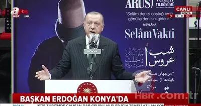 Başkan Erdoğan Konya’da Mevlana’nın gazelini okudu