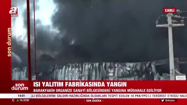 SON DAKİKA! Bursa'da fabrika yangını! Dumanlar gökyüzünü kapladı | Video