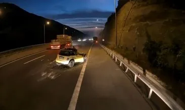 Anadolu otoyolunda feci kaza! 1 ölü