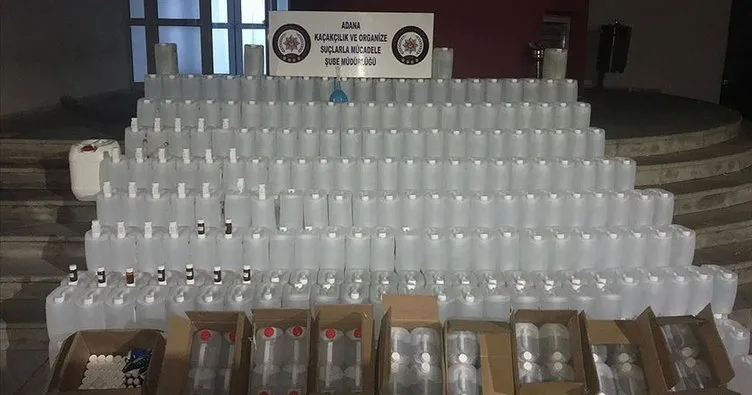 Son dakika: Adana’da 280 şişe kaçak içki ele geçirildi