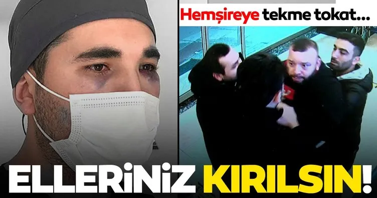 Son dakika: İstanbul’da hemşireye saldırı! Gözünü morarttılar!