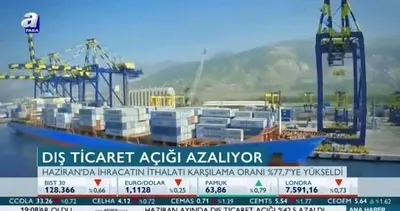 Dış ticaret açığı azalıyor