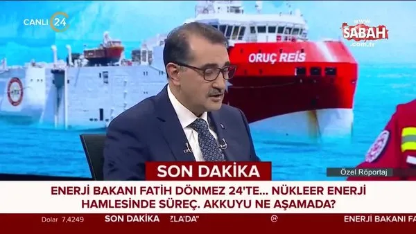 Son dakika: Bakan Dönmez canlı yayında duyurdu! Başkan Erdoğan ve Putin temelini atacak | Video