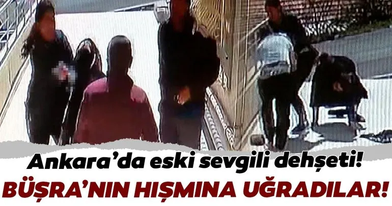 Ankara’da şoke eden görüntü! Genç kız, eski sevgilisinin evini taşlayıp annesini bıçakladı!