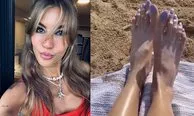 ’Çağla Şıkel’in ayakları’ görüntüsü sosyal medyada viral oldu! Ünlü modelden yanıt gecikmedi!