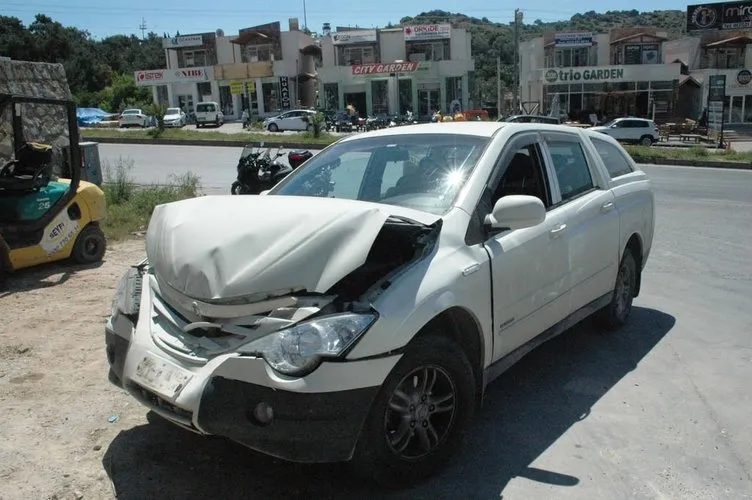 Fatma Girik, Bodrum’da trafik kazası geçirdi