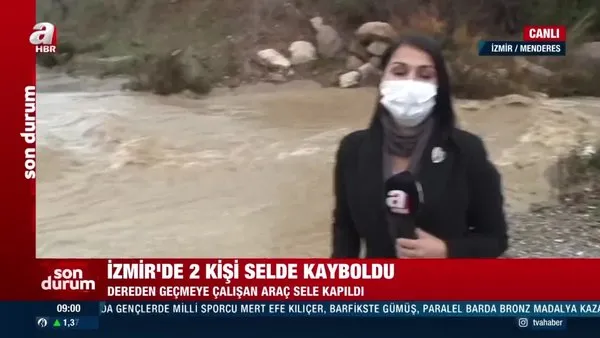 İzmir'deki sel felaketinde son dakika! Sel sularına kapılan araçtaki 2 kişiyi arama çalışmalarında son durum | Video