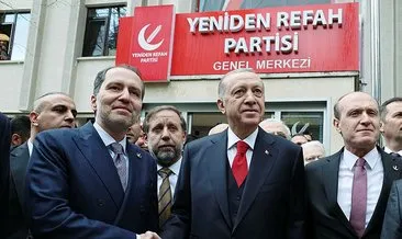 SON DAKİKA: Başkan Erdoğan, Yeniden Refah Partisi Genel Merkezi’ni ziyaret etti