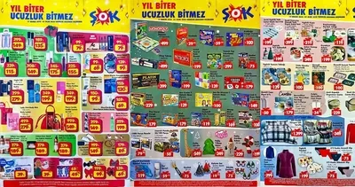 ŞOK AKTÜEL YILBAŞI KATALOĞU✨1 Ocak’a kadar geçerli! Yılbaşı süsleri,kuru yemiş,oyunlar ŞOK’ta!