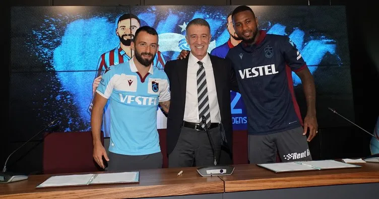 Trabzonspor’da Siopis ve Denswil için imza töreni düzenledi