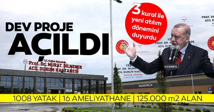 SON DAKİKA! Başkan Erdoğan Prof. Dr. Murat Dilmener Acil Durum Hastanesini açtı ve ekledi: Yeni atılım dönemi başlıyor