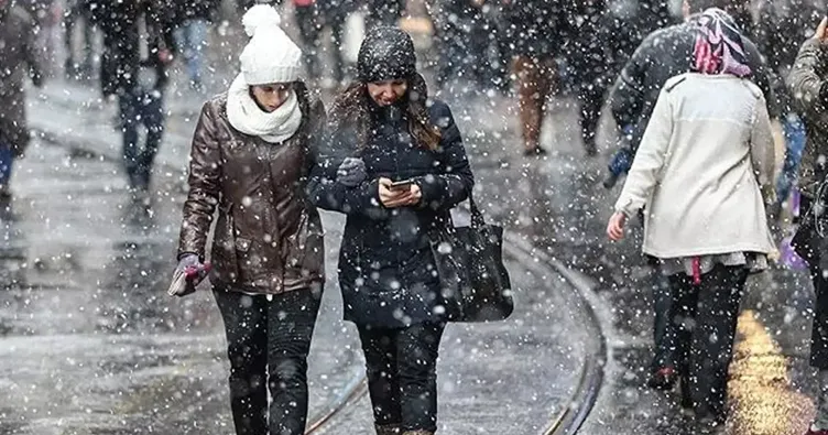 İstanbul ve Ankara’ya kar yağışı giriş yaptı! Meteoroloji’den hafta sonu uyarısı!