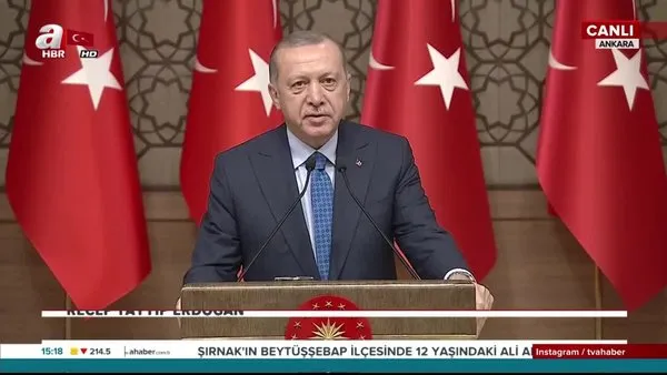 Cumhurbaşkanı Erdoğan, Başkanlık Kültür Sanat Ödülleri programında konuştu