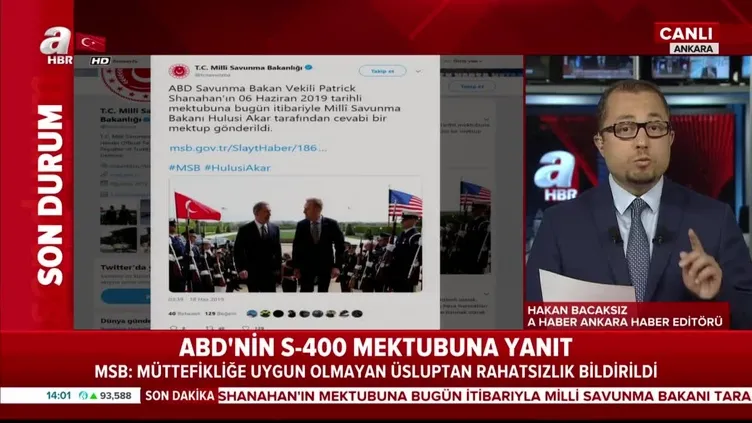 MSB'den ABD'nin S-400 mektubuna yanıt!