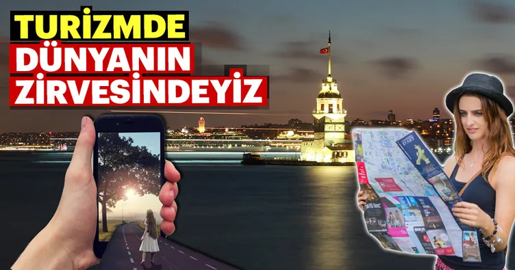 Turizmde dünyanın zirvesindeyiz