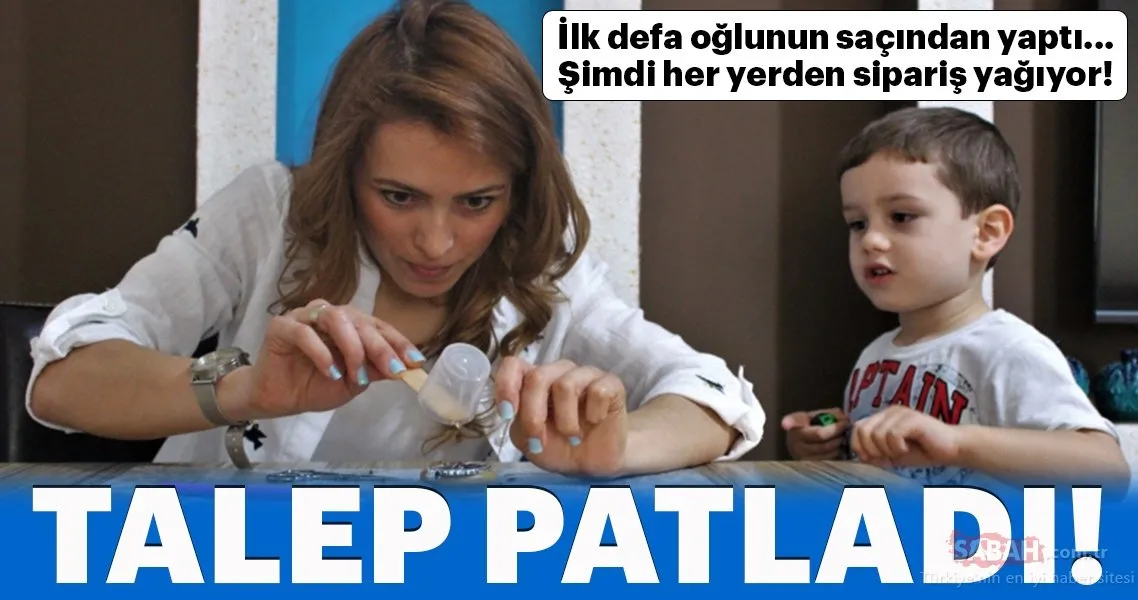 Oglunun Sacindan Kolye Yapmisti Simdi Siparislere Yetisemiyor Galeri Ekonomide Bugun