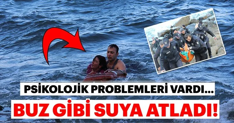 Psikolojik tedavi gördüğü iddia edilen kadın Trabzon’da buz gibi suya atladı!