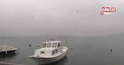İstanbul Boğazı’nda gemi trafiği yoğun sis nedeniyle çift yönlü olarak durduruldu | Video