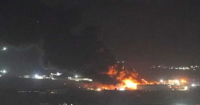 Irak’ta petrol tesisi alevlere teslim oldu: 30 yaralı