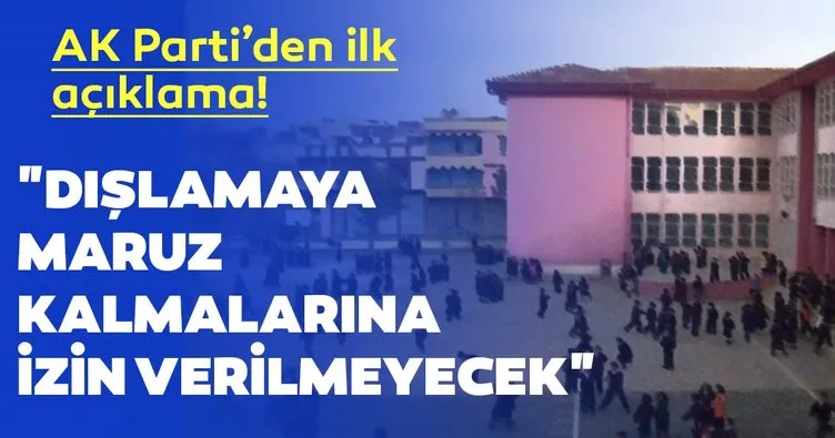 AK Parti Sözcüsü Ömer Çelik: Dışlamaya maruz kalmalarına izin verilmeyecek